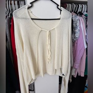 SHEIN tie front cardigan